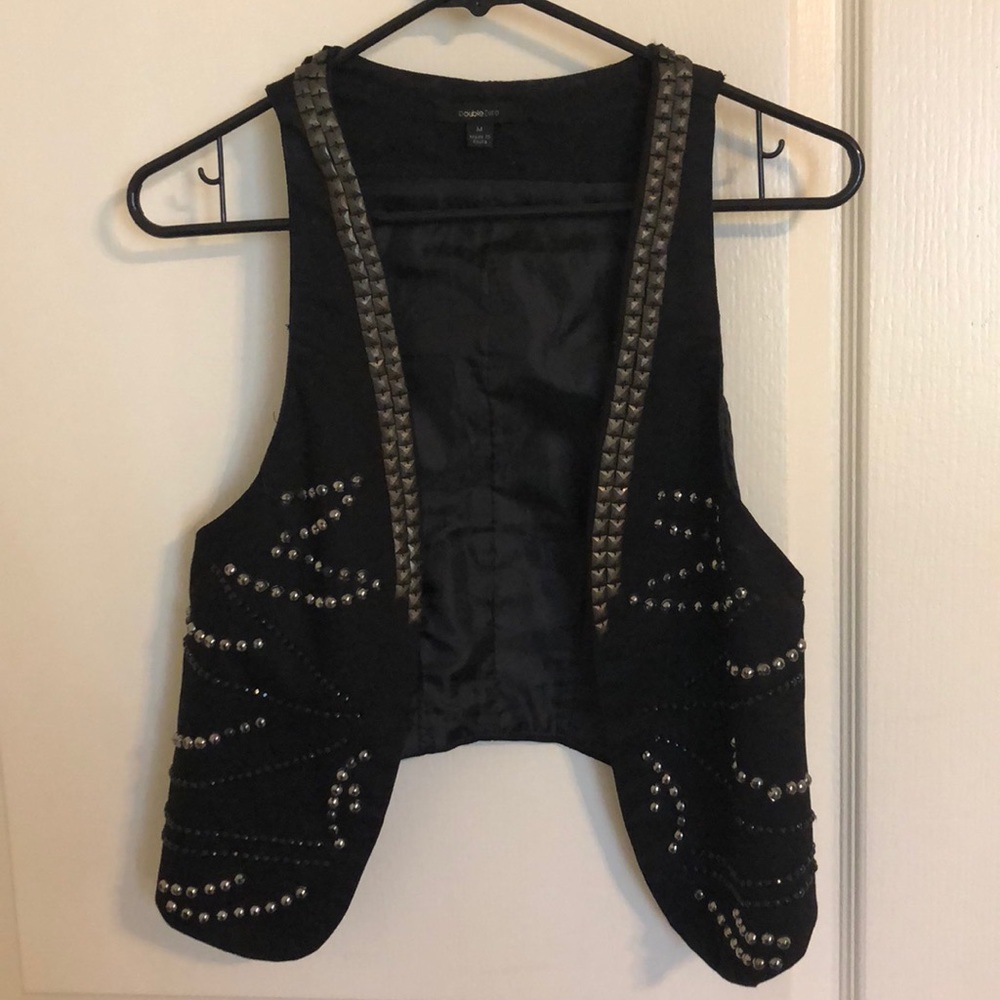 Funky studded vest